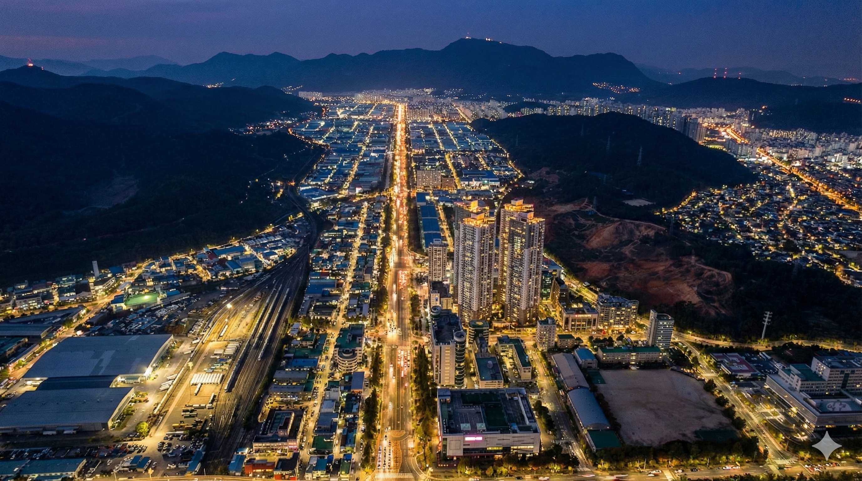 Seoul Cityscape Background